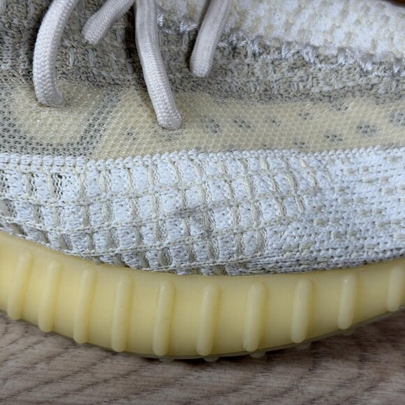 Adidas Yeezy Boost 350 V2 Natural Shoes Mens Size 10.5 Cream Sneakers FZ5246 - Picture 3 of 15